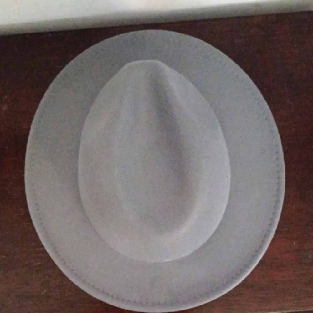 Stylish Gray Fedora Hat